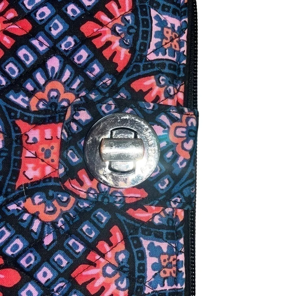 Vera Bradley Women's Cotton Turnlock Wallet with RFID Protection